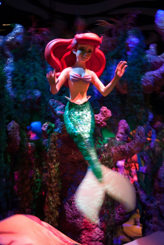 IMG_6990.jpg - Ariel in her feature attraction at the new Fantasyland.